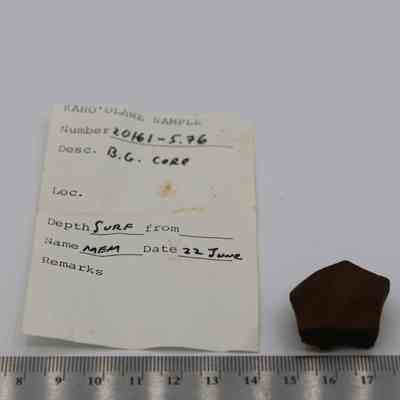 Basaltic glass core