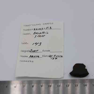 Basaltic glass