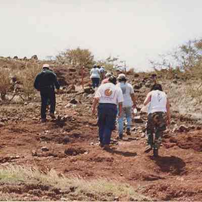 People hiking