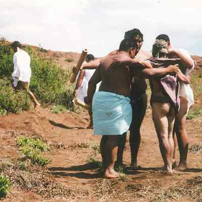 At rain ceremony-Puu O Moaulanui