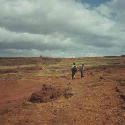 Three people in the Luamakika area