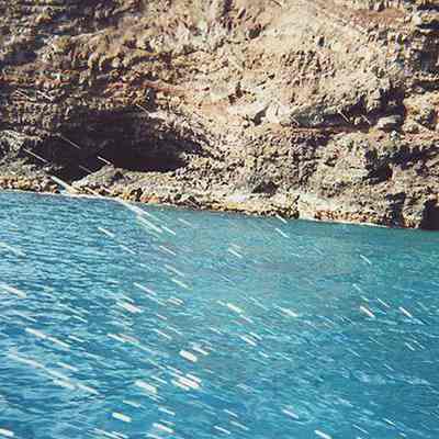 Coastline with sea cave