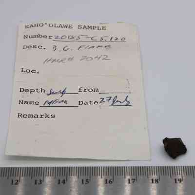 Basaltic glass flake
