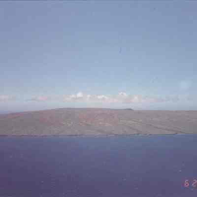 Aerial photo of entire island