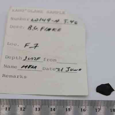 Basaltic glass flake