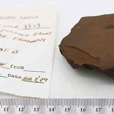 Adze fragment-basalt
