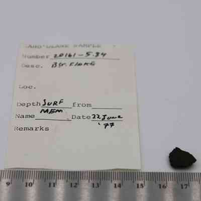 Basaltic glass flake