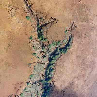 Oblique of Headcuts north of LZ-3
