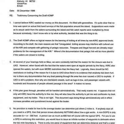 Testimony of Dennis D. Aki