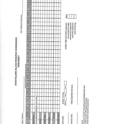 Timesheet