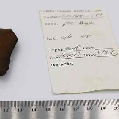 Possible auger with artifact clip: Origsize: 6 cm (l); Origformat: Artifact; Resolution: 200 dpi