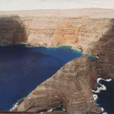 High aerial view of Pu'ukoa'e