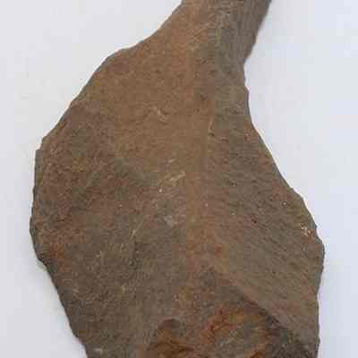Lengthwise view of basalt needle/gouge: Original size: 9 cm; Original format: Artifact; Resolution: 150 dpi