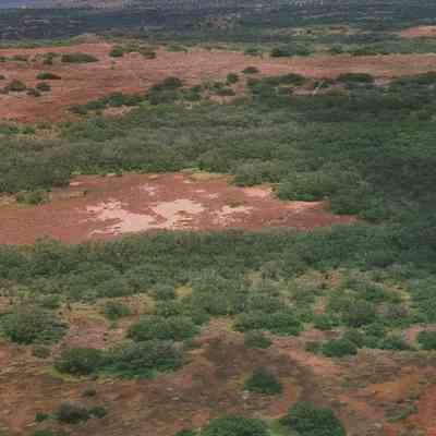Rain in crater, probably at Lua 'O Kealialalo