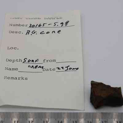 Basaltic glass core