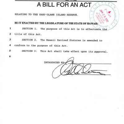 S.B. (Senate Bill) No. 2287