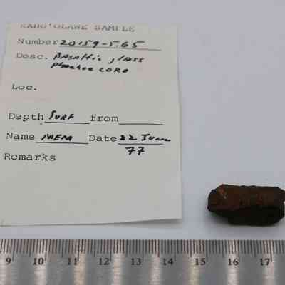 Basaltic glass core