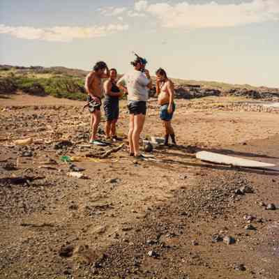 People on the beach