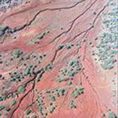 Aerial of gullies south of Pu'u 'O Moa'ula Nui: Origsize: 4" x 6"; Origformat: Print-Photographic; Resolution: 200 dpi