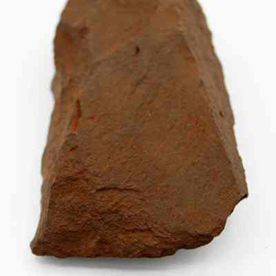Lengthwise view of adze preform: Origformat: Artifact; Resolution: 200 dpi