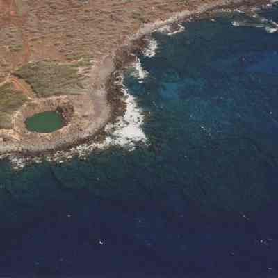 Aerial-Sailor's Hat & coastline