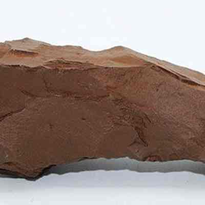 Closeup profile of adze preform: Origsize: 12 cm x 5 cm x 4 cm; Origformat: Artifact; Resolution: 200 dpi
