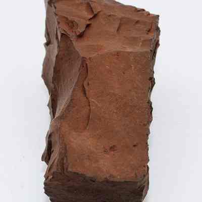 Lengthwise view from rear of adze preform: Origsize: 12 cm x 5 cm x 4 cm; Origformat: Artifact; Resolution: 200 dpi