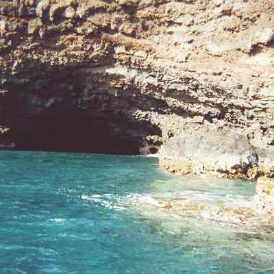 Unidentified sea cave