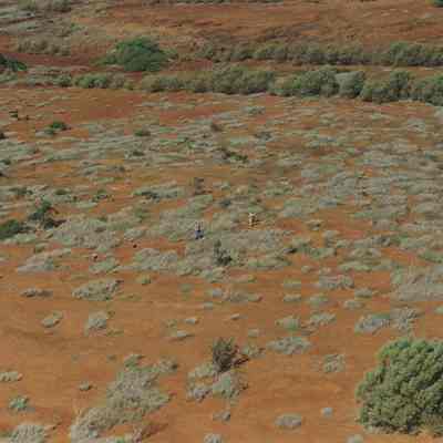 Aerial of assessment team