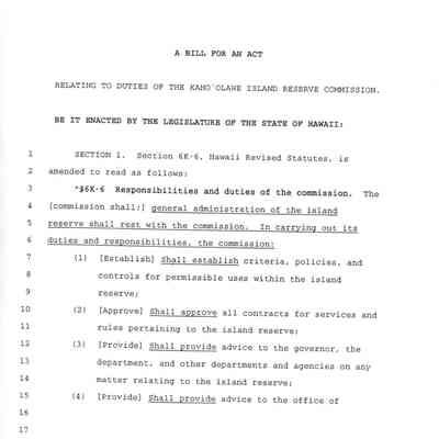 A Bill for an Act