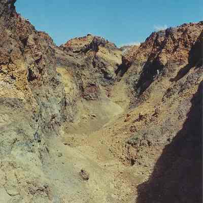 Soil erosion in gully