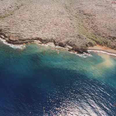 Aerial-Kaukamoku and coastline