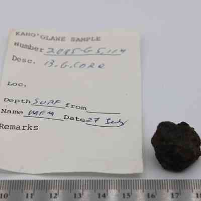 Basaltic glass core
