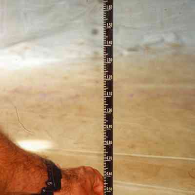 Gage measuring water