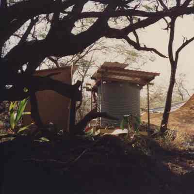 Water catchment in construction