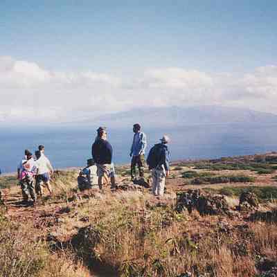 Unidentified group looking-West Maui