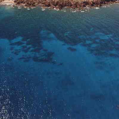 Aerial-coral near Lae O Kuikui