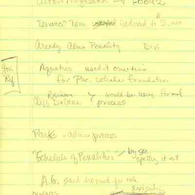 Miscellaneous Note