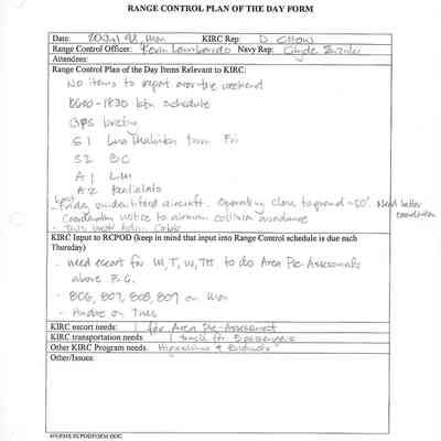 Range Control Plan Forms-Completed