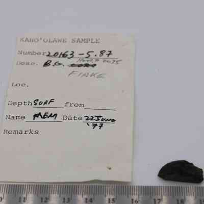 Basaltic glass flake