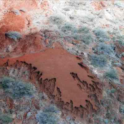 Aerial-soil erosion
