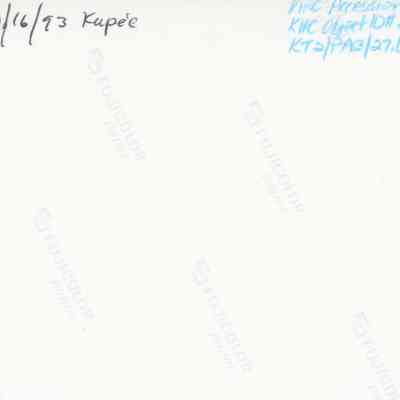 Back of photograph (KIRC Object ID #2013.019.527): The image shows the back of a FUJICOLOR photo paper with handwritten notes and numbers, including a date 10/16/93.