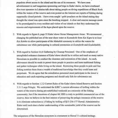 Ahahui DKOMP Testimony_11/26/1996 pg 2: Origsize: 8.5" x 11"; Origformat: Document; Resolution: 150 dpi
