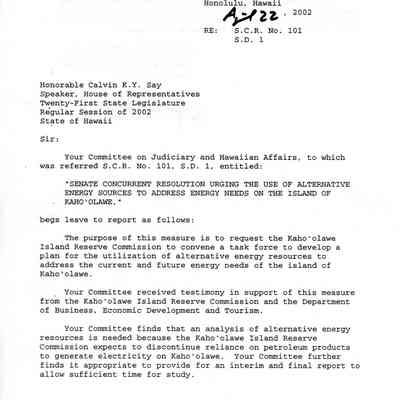 Standing Committee Report No. 1375-02