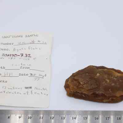 Agate flake