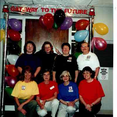 Pictured (L to R) Front row Cathy Worthington, LaVerne Isham, Carolyn Sue Patterson, Ruth Ann Conover (back row) Melissa King, Natalie Cox, Cheryl Sexton, and Lee Russell