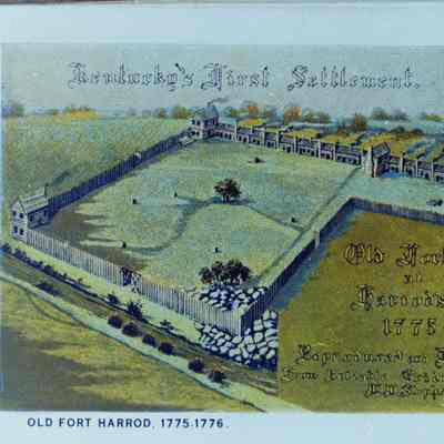 Old Fort at Harrod's Town 1775-76