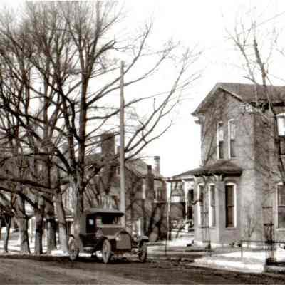 Car in Front of A.D. Price House