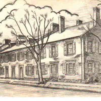 Sketch of Morgan Row