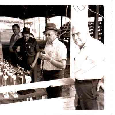Pictured (R to L0 was George Cook Burlington and Gilbert Smith
